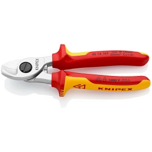 Knipex 95 16 165 Cable Shears 165mm dipped Insulation